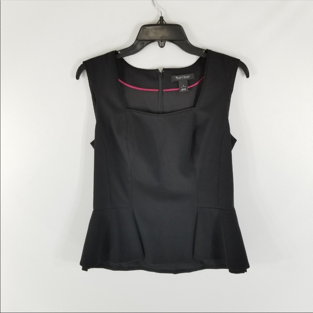 White House Black Market Peplum Top